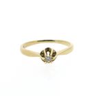 Image 3 of Gold solitaire ring with diamond | 0.03 ct.