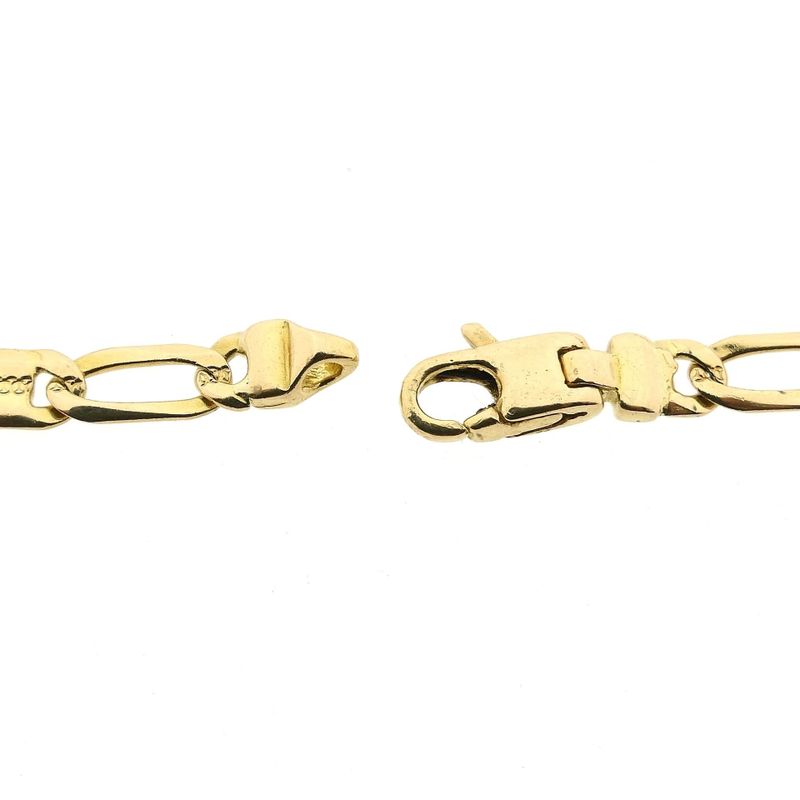 Image 3 of 18K Yellow Gold Figaro Necklace | 47 cm
