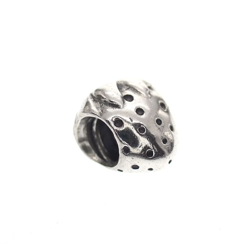Image 1 of Pandora charm; Silver; Strawberry Charm