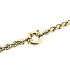 Image 4 of Two-tone gold foxtail link necklace | 45 cm