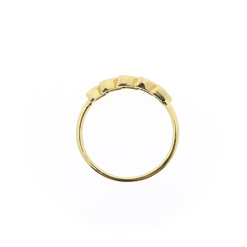 Image 8 of 18-karat gold ring with 0.10 ct diamond