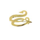 Image 3 of Vintage gold brooch; Letter W