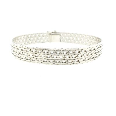 Image 1 of Silver fantasy link bracelet | 19 cm