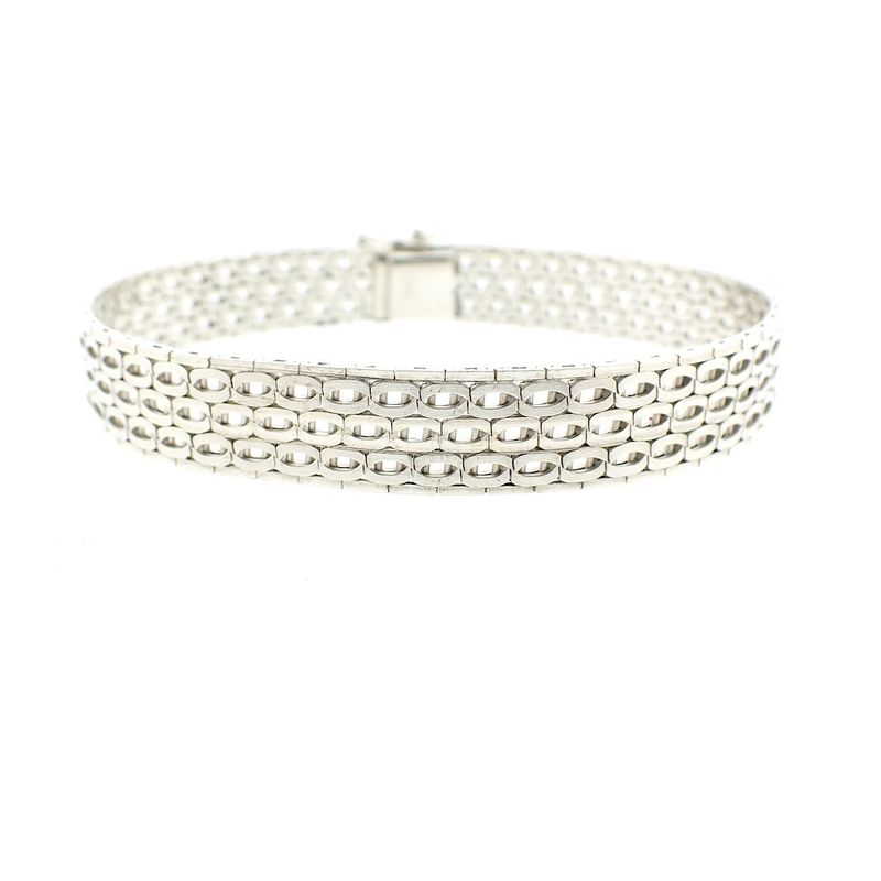 Image 1 of Silver fantasy link bracelet | 19 cm