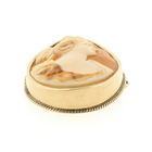 Image 7 of Antique gold brooch/pendant with cameo