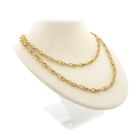 Image 2 of Long gold fantasy/infinity link chain