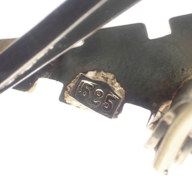 Image 7 of Two-tone gold fantasy brooch