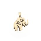Image 6 of Gold pendant of an elephant with diamond 0.01 ct.