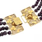 Image 7 of Antique beaded necklace with gold decorative clasp
