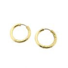Image 6 of Gold matte earrings | Ø 20 mm