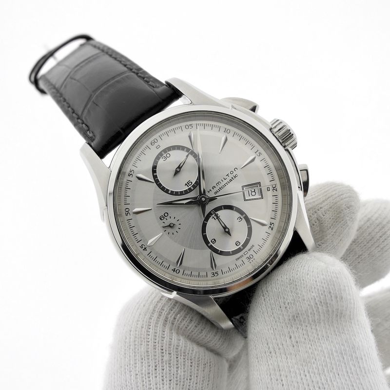 Image 10 of Hamilton Jazzmaster H326160; Automatic chronograph men's watch