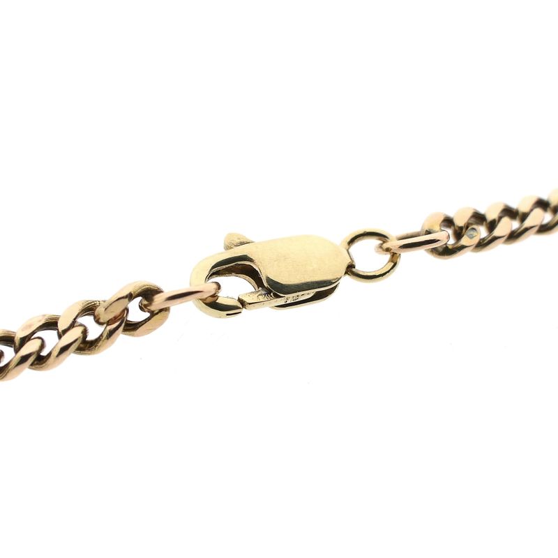 Afbeelding 4 van Roségouden gourmetschakel ketting 
