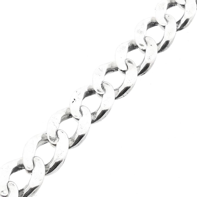 Image 7 of Solid Silver Gourmet Link Bracelet.