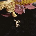 Image 2 of Gold zodiac sign pendant; Sagittarius