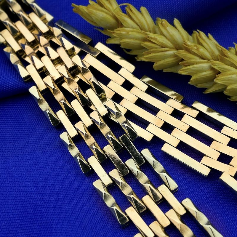 Image 2 of Gold tank link bracelet