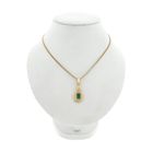 Image 3 of Gold pendant with emerald