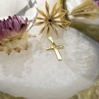 Image 2 of Gold pendant with a subtle cross