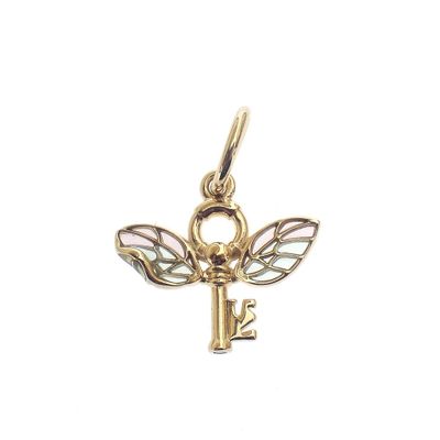 Image 1 of Pandora x Harry Potter charm pendant; Gold Plated; Winged Key