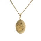 Image 4 of Vintage gold locket pendant | Floral design