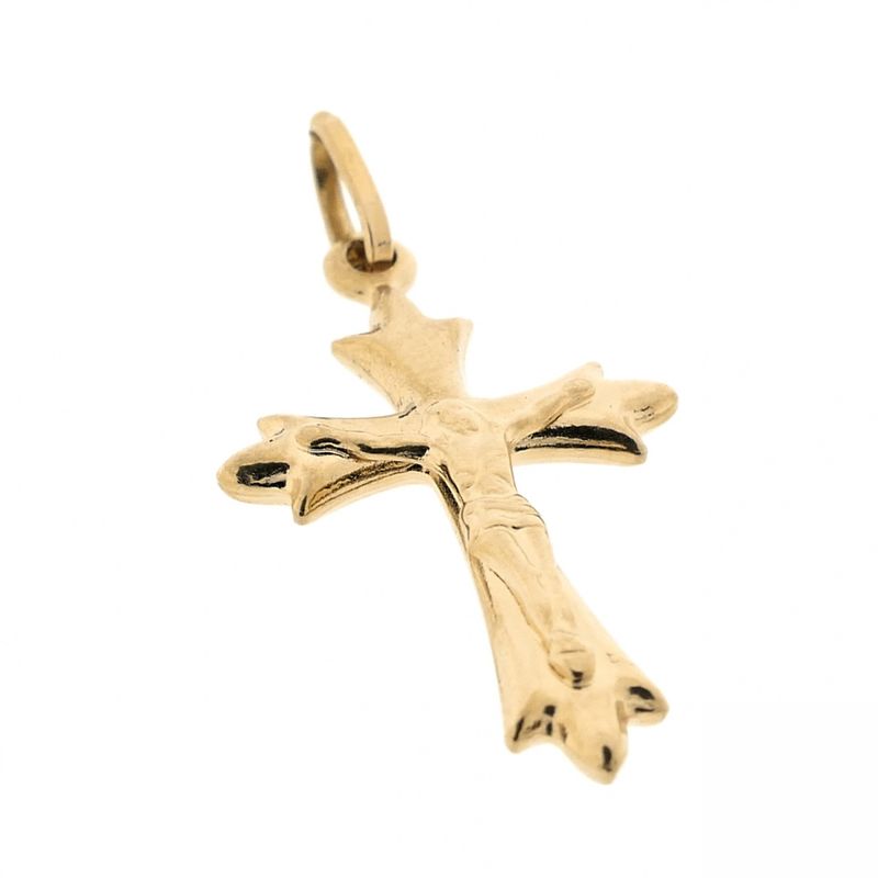Image 4 of Gold pendant of a cross with corpus
