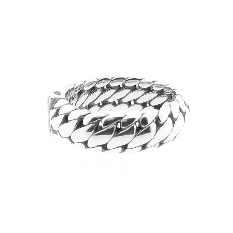 Image 7 of Silver Buddha to Buddha ring | Ben XS