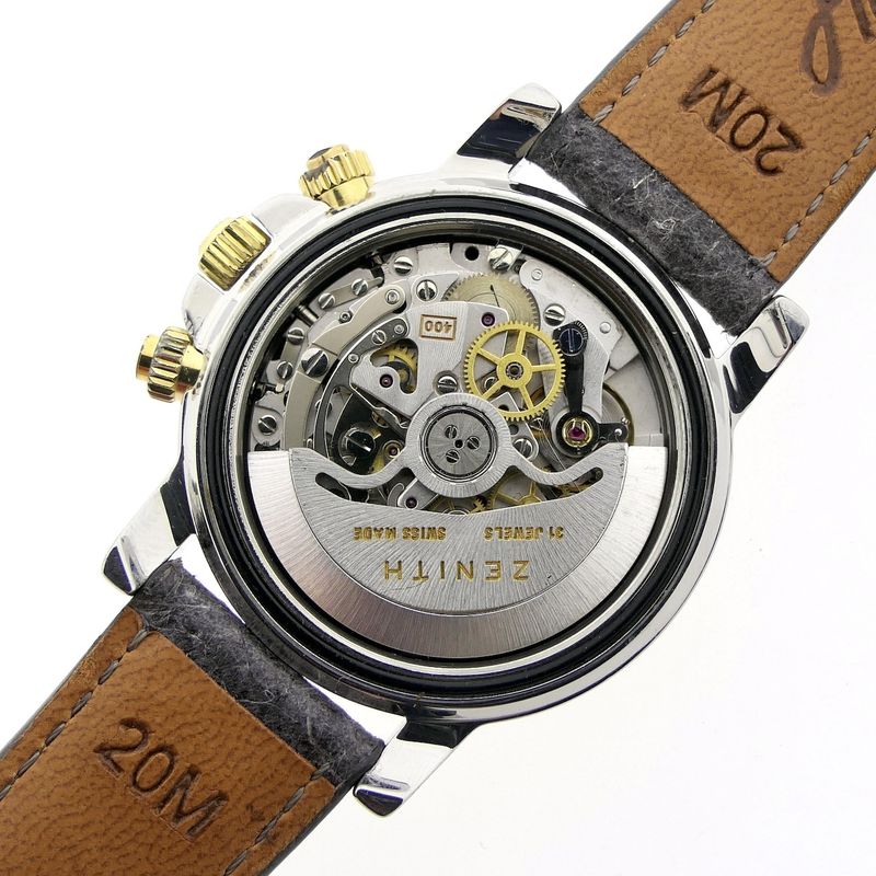 Image 10 of Zenith El Primero Rainbow; Automatisch chronograaf heren horloge