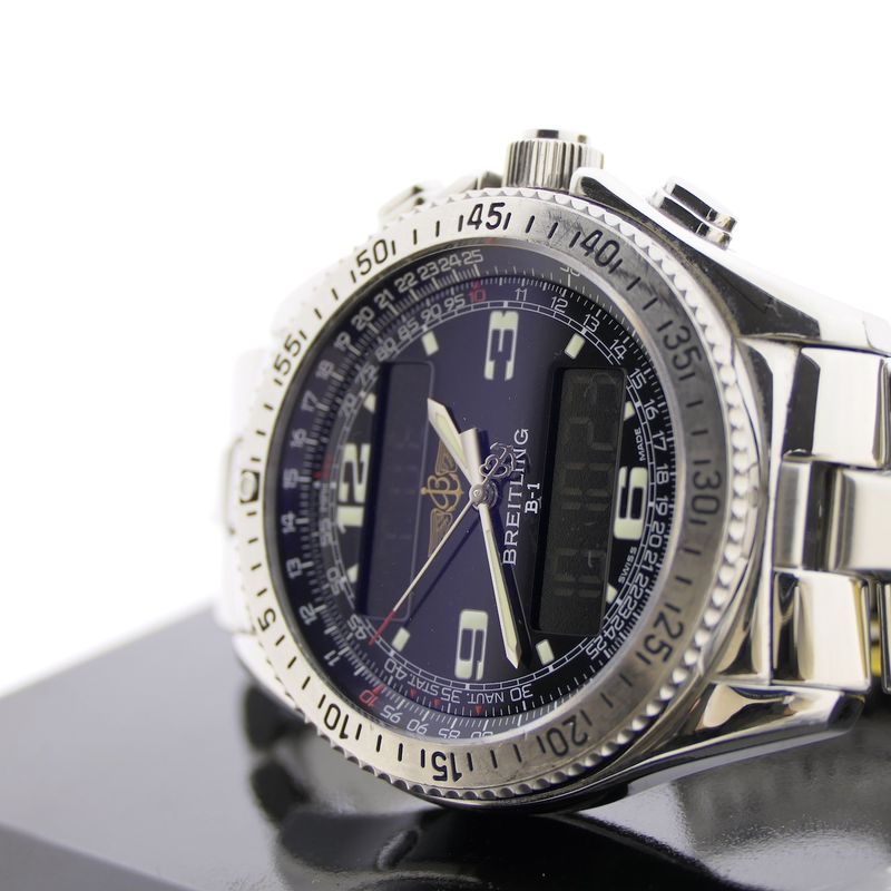 Image 17 of Breitling B-1 A68362; Analog/digital men's pilot's watch