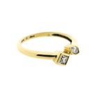 Image 6 of Gold ring with zirconia