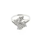 Image 3 of White gold entourage ring with diamond | 0.84 ct.