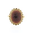 Image 3 of Gold ring with garnet stone | Vintage
