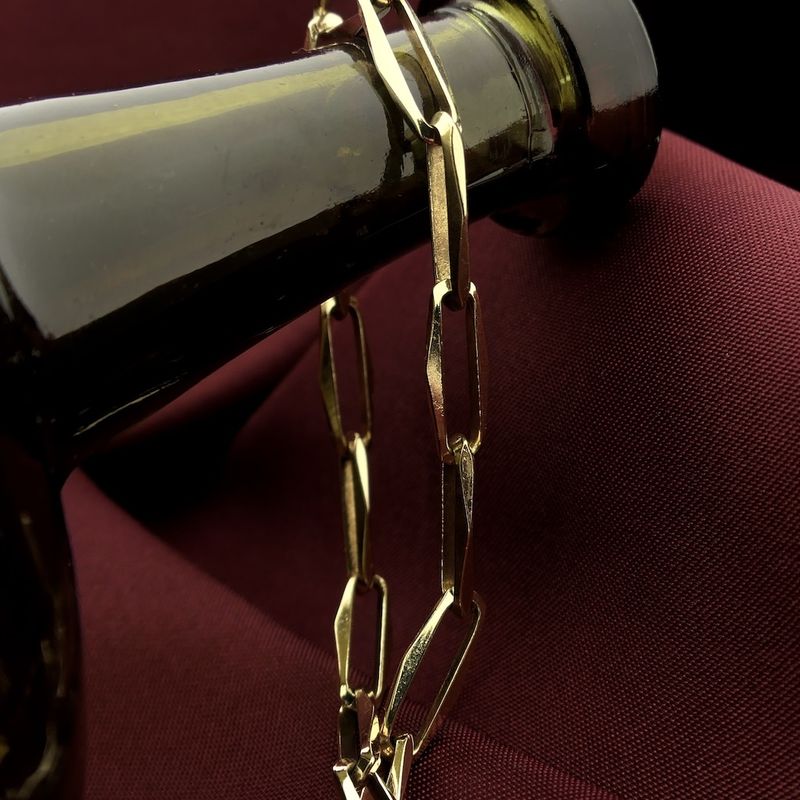 Image 2 of Gold closed for ever bracelet | 20 cm