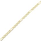 Image 8 of Gold Figaro link bracelet | 18.5 cm