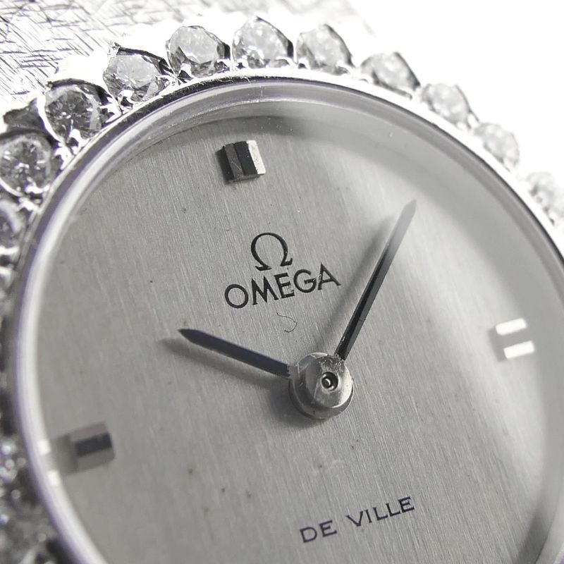 Image 5 of Omega De Ville 'Cocktail Watch'; 18k white gold women's watch with diamonds