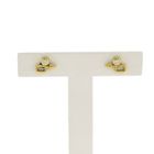 Image 1 of Gold stud earrings with zirconia