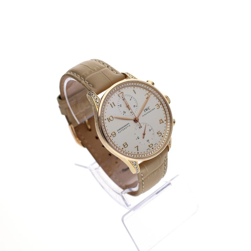 Image 3 of IWC Portuguese Chronograph IW371486; 18k rose gold men's watch