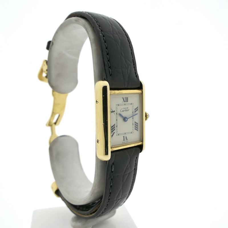 Image 3 of Cartier Tank Vermeil 2415; Women's watch