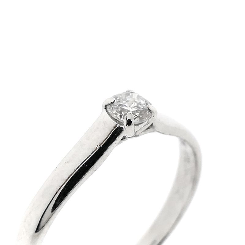 Image 3 of 9 carat solitaire ring with diamond | 0.14 ct.