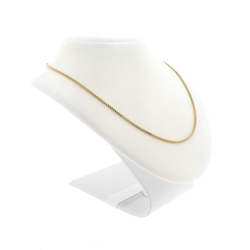 Image 5 of Long gold Venetian link necklace | 61 cm