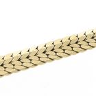 Image 5 of Double gold flat gourmet link chain