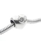 Image 2 of Pandora charm; Silver; Sparkling Heart