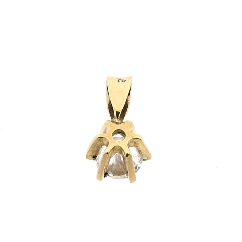 Image 5 of Gold Pendant with Zirconia