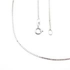 Image 1 of White gold Venetian necklace | 42 cm
