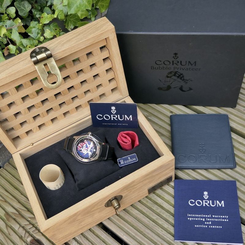 Image 14 of Corum Bubble 'Privateer' Limited Edition 08215020/F701; Automatic men's watch