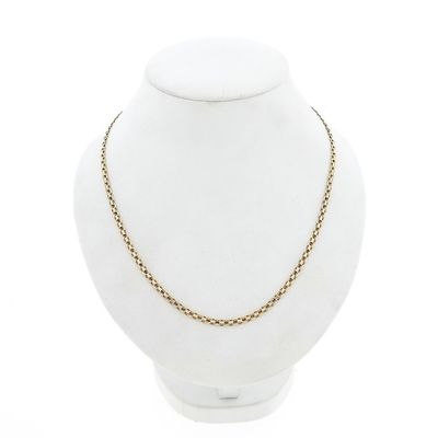 Afbeelding 1 van Gouden fantasie/ankerschakel ketting