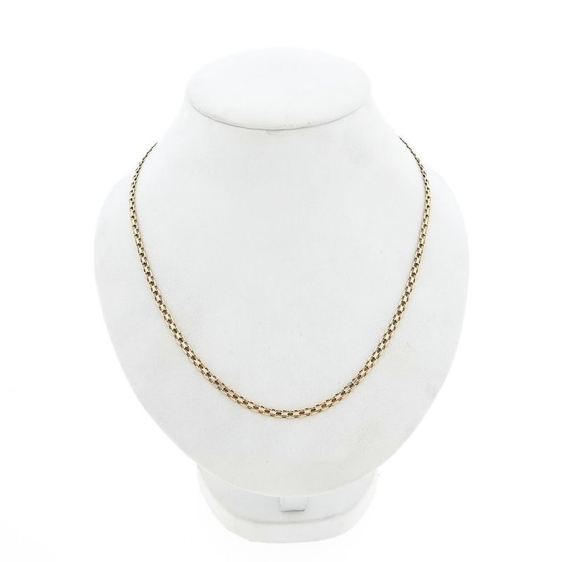 Afbeelding 1 van Gouden fantasie/ankerschakel ketting