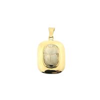 Gold pendant with scarab