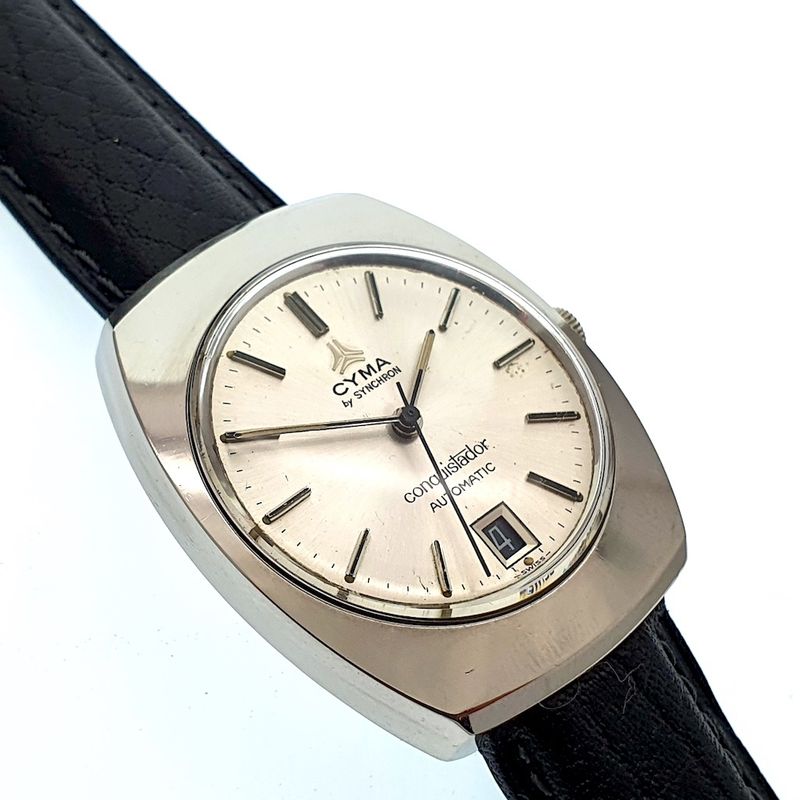 Image 5 of Cyma Conquistador Automatic; Vintage men's watch