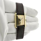 Image 9 of Cartier Tank Vermeil 'Trinity' 221804; Vintage mechanisch dames horloge