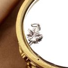 Image 5 of 18 carat white gold maple leaf pendant