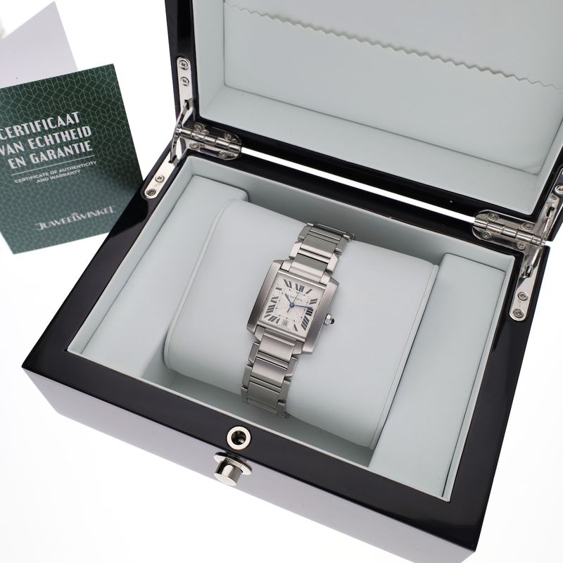 Image 4 of Cartier Tank Française 2302; Automatic unisex watch